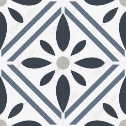 Geometric Floral Pattern