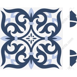 Elegant Floral Tile Pattern