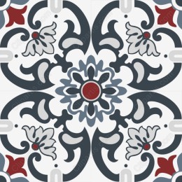Elegant Floral and Geometric Pattern