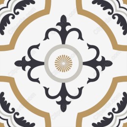 Elegant Black and Gold Ornate Pattern