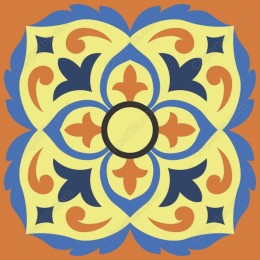 Stunning Floral Tile Pattern