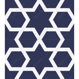 Elegant Geometric Star and Hexagon
