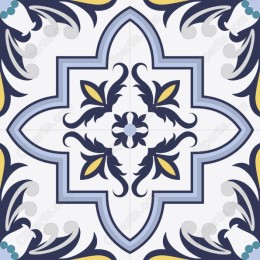 Elegant Floral Tile Pattern