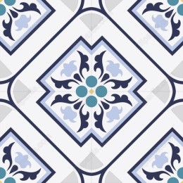 Floral Mosaic Pattern