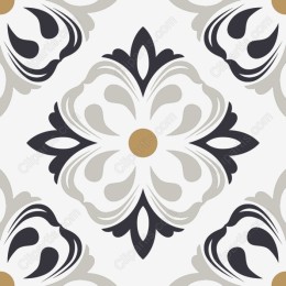 Elegant Floral Pattern in and