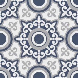 Geometric Floral Pattern