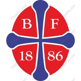 Vintage Emblem - B.F. 1886