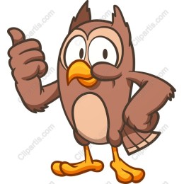 Charming Cartoon Owl