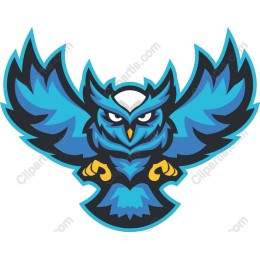 Fierce Blue Owl