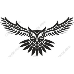 Majestic Flying Owl