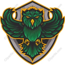 Fierce Green Owl Emblem
