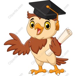 Charming Graduate Owl