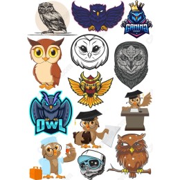 Owl Set - Whimsical Owl