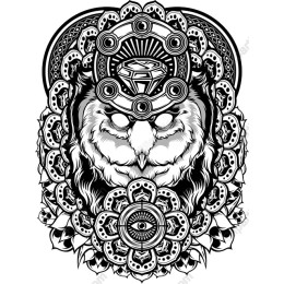 Sacred Owl Mandala