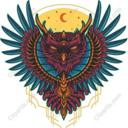 Mystical Owl Mandala