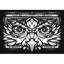 Majestic Owl - Monochrome