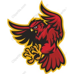 Fierce Red Hawk