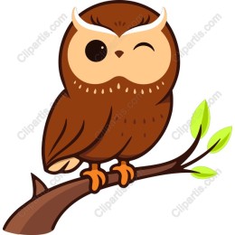 Charming Cartoon Owl