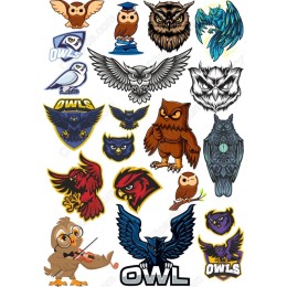 Owl & Bird Set - Bundle