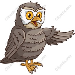 Charming Cartoon Owl