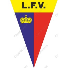 L.F.V. Triangular Flag