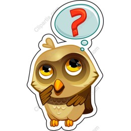 Charming Thoughtful Owl