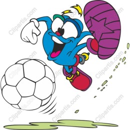 Cartoon Soccer Character