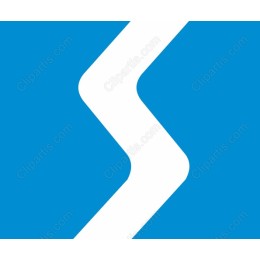 Dynamic Abstract Icon in Blue