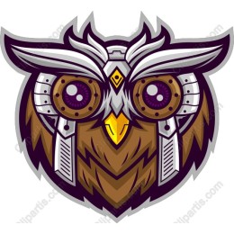 Futuristic Steampunk Owl