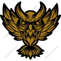 Majestic Owl in Gold