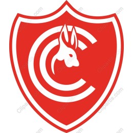 Red Shield with Creature Head