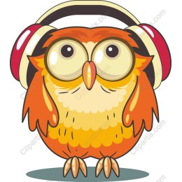 Trendy Music Owl