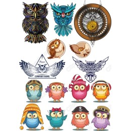 Owl Set - Creative Bundle of and