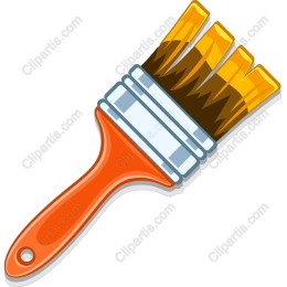 Vibrant Painter's Brush