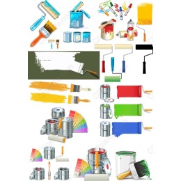 Clipart Bundle: Painting Essentials - Collection