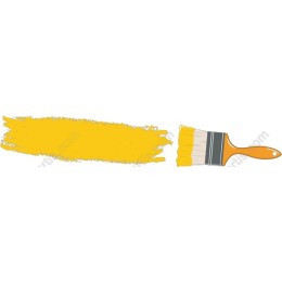 Yellow Paint Brush