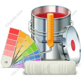 Vibrant Paint Bucket