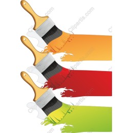 Vibrant Paintbrushes