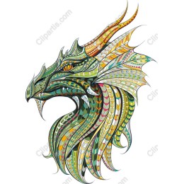 Majestic Dragon Head