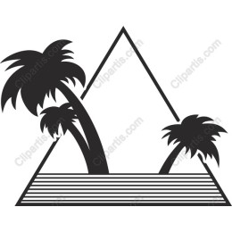 Tropical Paradise Palm Trees