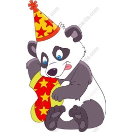 Adorable Panda Party Clipart