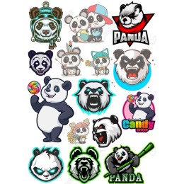 Panda Set: Adorable & Fierce
