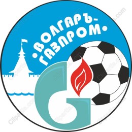 Volgar-Gazprom Soccer Emblem