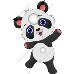 Charming Cartoon Panda