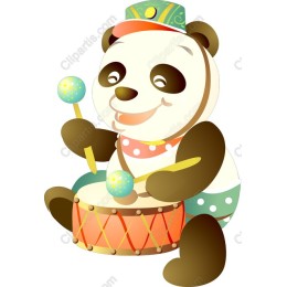 Panda Drummer