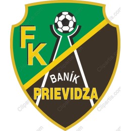 FK Banik Prievidza Football Club Logo