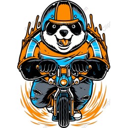 Dynamic Panda Motorcycle