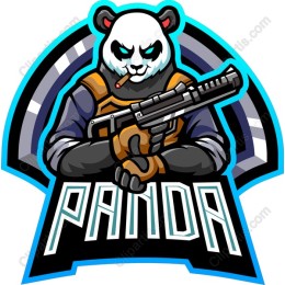 Panda with Gun