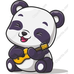 Panda Playing Ukulele