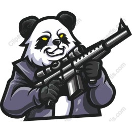 Fierce Panda with Assault Rifle